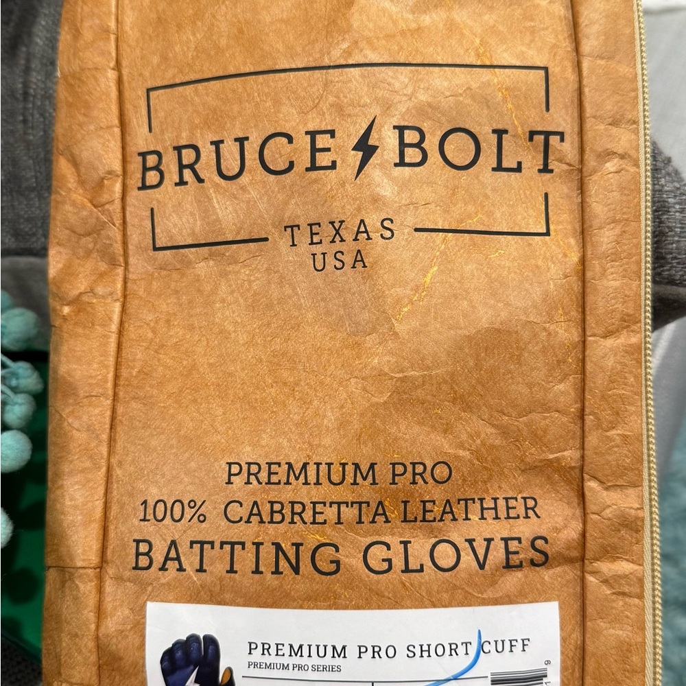 Premium Pro Batting Gloves - Navy Blue